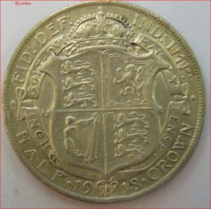 KM 818.1  Half Crown 1918  PR/XF