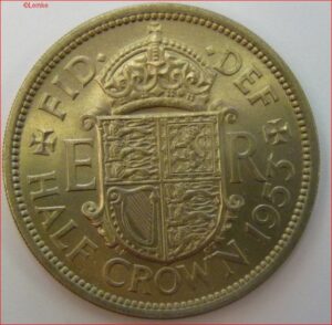 KM 907  Half Crown 1955  Proof