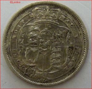 KM 666  One Shilling 1817  PR-