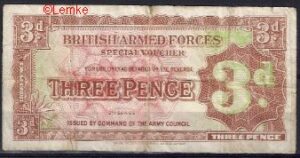 3 pence P M16-b 1940 Fr