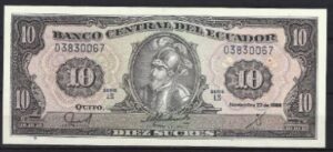 10 sucres nov. 1988  P 121-b Serie LS  UNC