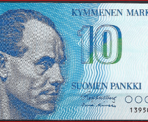 10 markkaa  P113-a  1986  UNC