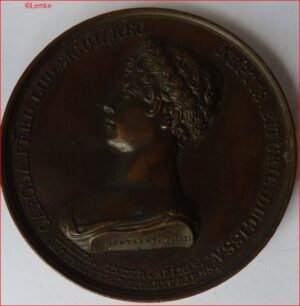Medal Louis XVII, France, Paris 1821