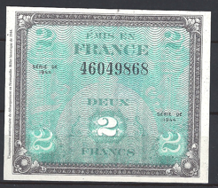 2 franc P114-a 1944 UNC