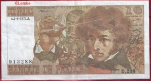 10 franc P150A 1977 ZFr