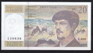 20 Francs P151-F 1993 UNC