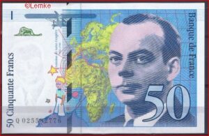 50 franc P157A-b 1994 UNC