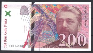 200 franc P159-a 1996 UNC
