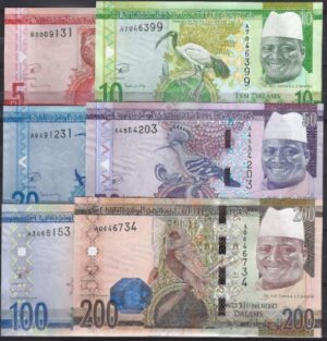 5, 10, 20, 50, 100 en 200 Dalasis 2015 P 31-36  UNC