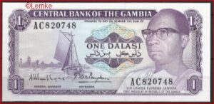 1 Dalasi 1987  P 4-g  UNC