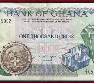 1.000 Cedis 22-2-1991  P 29-a  ZFR