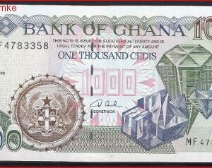 1.000 Cedis 2-9-2002  P 32-h  UNC