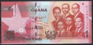 1 Cedi 2015  P 37-e  UNC