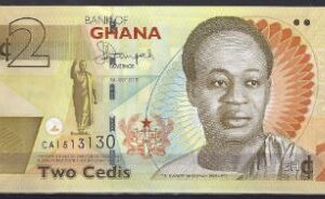 2 Cedis 2015  P 37A-d  UNC