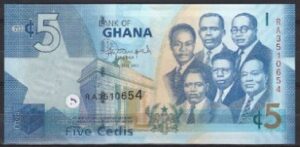 5 Cedis 2015  P 38-e  UNC
