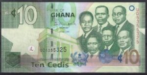 10 Cedis 2015  P 39-e  UNC