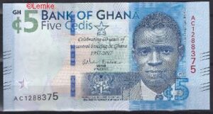 5 Cedis 2017  P 44  UNC