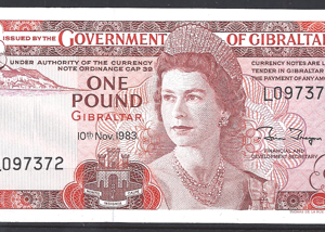 1 pound  P20-c  1983  UNC