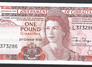 1 pound  P20-D  1986  UNC