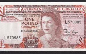 1 pound  P20-e  1988  UNC