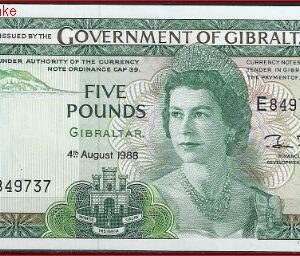 5 pound  P21-B  1988  UNC