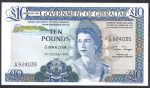 10 pound  P22-B  1986  aUNC