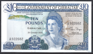 10 Pound  P22-B  1986  UNC