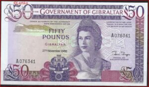50 pound  P24  1986  UNC