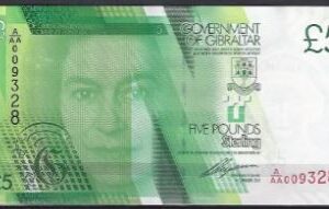 5 pound  P35  2011  UNC