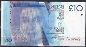 10 pound    P36  2010  UNC