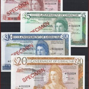 Specimen serie  P CS1  1975  UNC