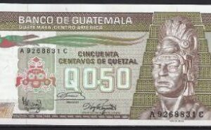 1/2 quetzal 1986  P 65  UNC