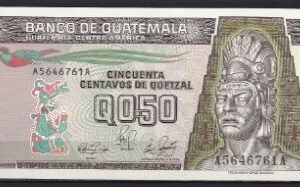 1/2 quetzal 1989  P 72-a  UNC