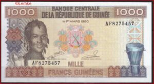 1.000 Francs 1985 P 32-a UNC