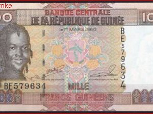 1.000 Francs 2006 P 40 UNC