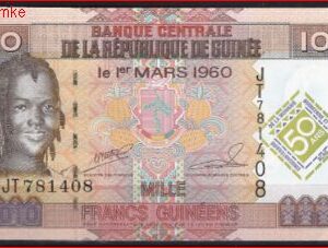1.000 Francs 2010 P 43-b UNC