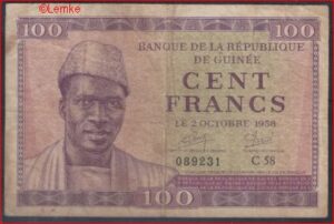 100 Francs 1958  P 7  ZFR