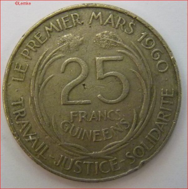 Guinea KM 7-1962 voor