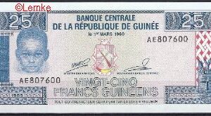 25 Francs 1985  P 28  UNC
