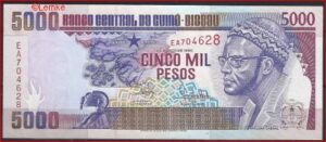 5.000 Pesos 1990  P 14-a  UNC