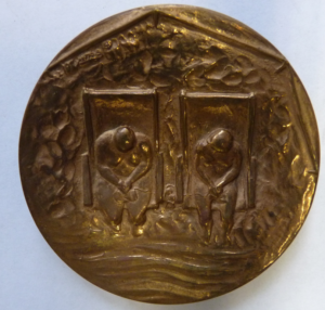 Ver. voor Penningkunst "Naaktstrand" 1976