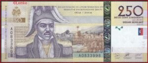 250 Gourdes 2004  P 276-a  UNC