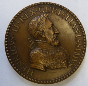 Medal Henri II en Catharine de Medici, France,  1555