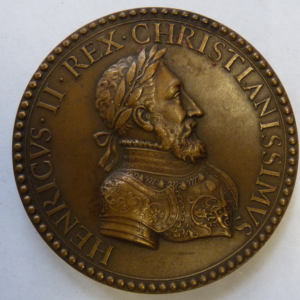 Medal Henri II en Catharine de Medici, France,  1555
