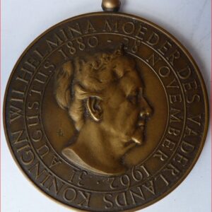 Herdenkingspenning overlijden Koningin Wilhelmina 1962