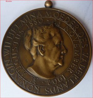 Herdenkingspenning overlijden Koningin Wilhelmina 1962