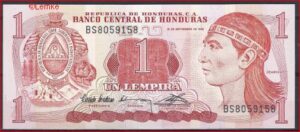 1 Lempira  10-9-1992  P 71  UNC