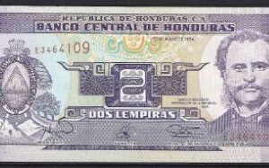 20 lempiras 1994  P 72-c  UNC