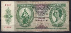 10 pengo  P100  1936  FR