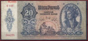 20 pengo  P109  1941  Fr/ZFr